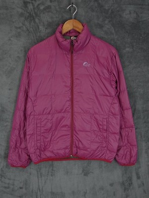 Lowe Alpine Jacke Damen Medium rosa Daunen Federn Puffer Outdoor Wandern Wandern