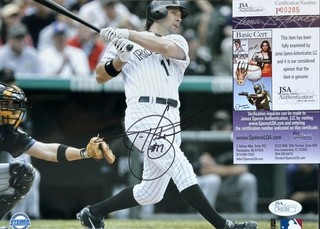 Todd Helton HOF Signed Colorado Rockies 8x10 Baseball Photo AUTO JSA COA