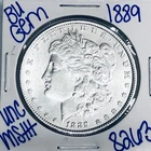 1889 BU UNCIRCULATED MORGAN SILVER DOLLAR AUTHENTIC U.S. MINT FREE SHIPPING 8263