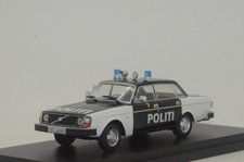 RARE !! Volvo 244 Norway Police Politi Deagostini 1/43