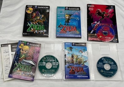 Nintendo GameCube The Legend of Zelda Lot (The Wind Waker + Four Swords Adventur