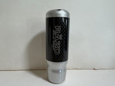 Razo RA9 Carbon Fiber/Silver Gear Shift Knob, Used, CarMate Japan, See Pictures