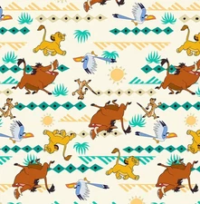 Simba Geo Prints Fabric by Springs Creative, BTHY, Lion King