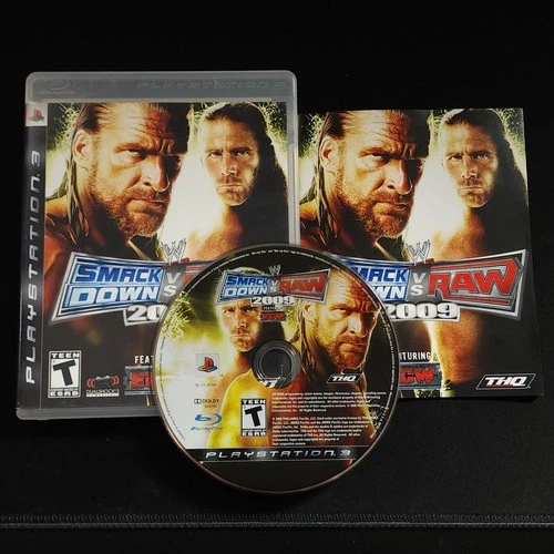 WWE SmackDown vs. Raw 2009 PS3 CIB NTSC-U/C Tested
