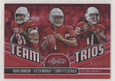 2019 Absolute Red Spectrum Larry Fitzgerald David Johnson Rookie RC HOF 09y0