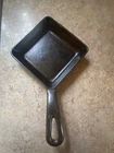 VINTAGE Griswold Cast Iron 4 1/2" Square Egg Skillet 129 SINCE 1865