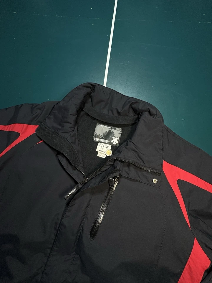 Chaqueta de esquí Descente D310 para hombre XL negra roja aislada invierno impermeable rara usada en excelente estado Foto 4 de 4