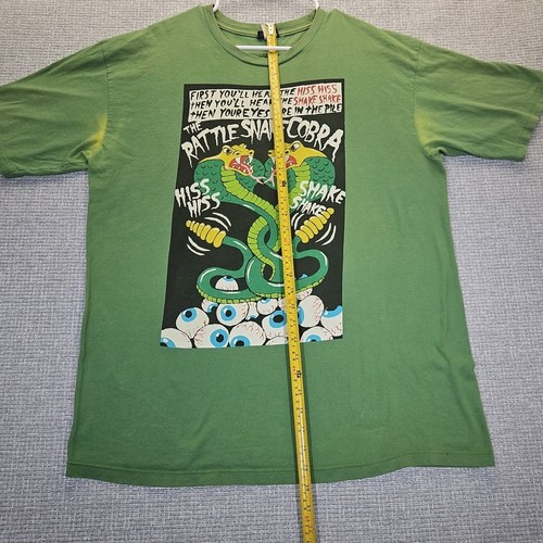 VTG 90s Volcom Tshirt Sz XL The Rattlesnake Cobra Artist Series OzzieWright READ - Picture 4 of 24
