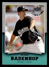 2008 Upper Deck Timeline - #88 Burke Badenhop - Florida Marlins