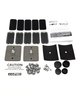 Lund Lunar Visor Tinted Lenses Gaskets Mounting Hardware Brackets Complete Kit