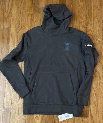 Men's Charlotte FC adidas Player Travel Pullover Hoodie HZ3548 NWT Small