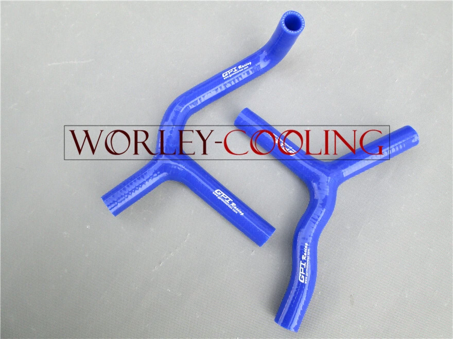 FOR KTM 85SX 2003 2004 2005 2006 2007 2008 silicone RADIATOR HOSE BLUE brand new Foto 3 de 4