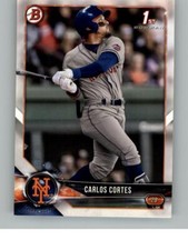2018 Bowman Draft Carlos Cortes BD-60 New York Mets
