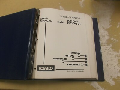 Kobelco K904D K904DL Hydraulic Crawler Excavator Shop Service Repair Manual xz