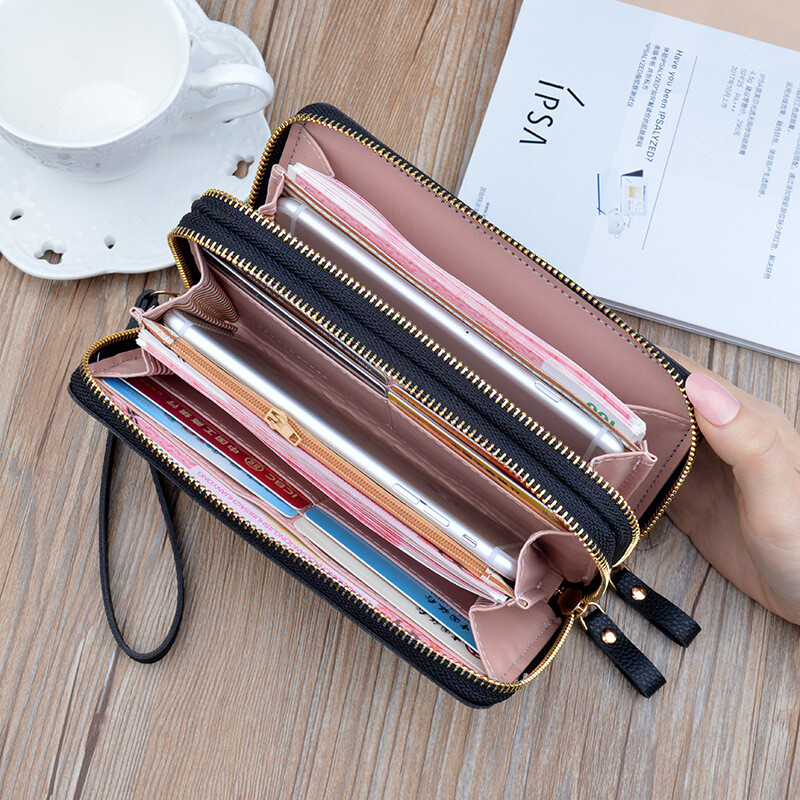 Women Lady Leather Wallet Long Purse Clutch Credit Card Phone