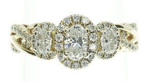 vera wang oval diamond ring