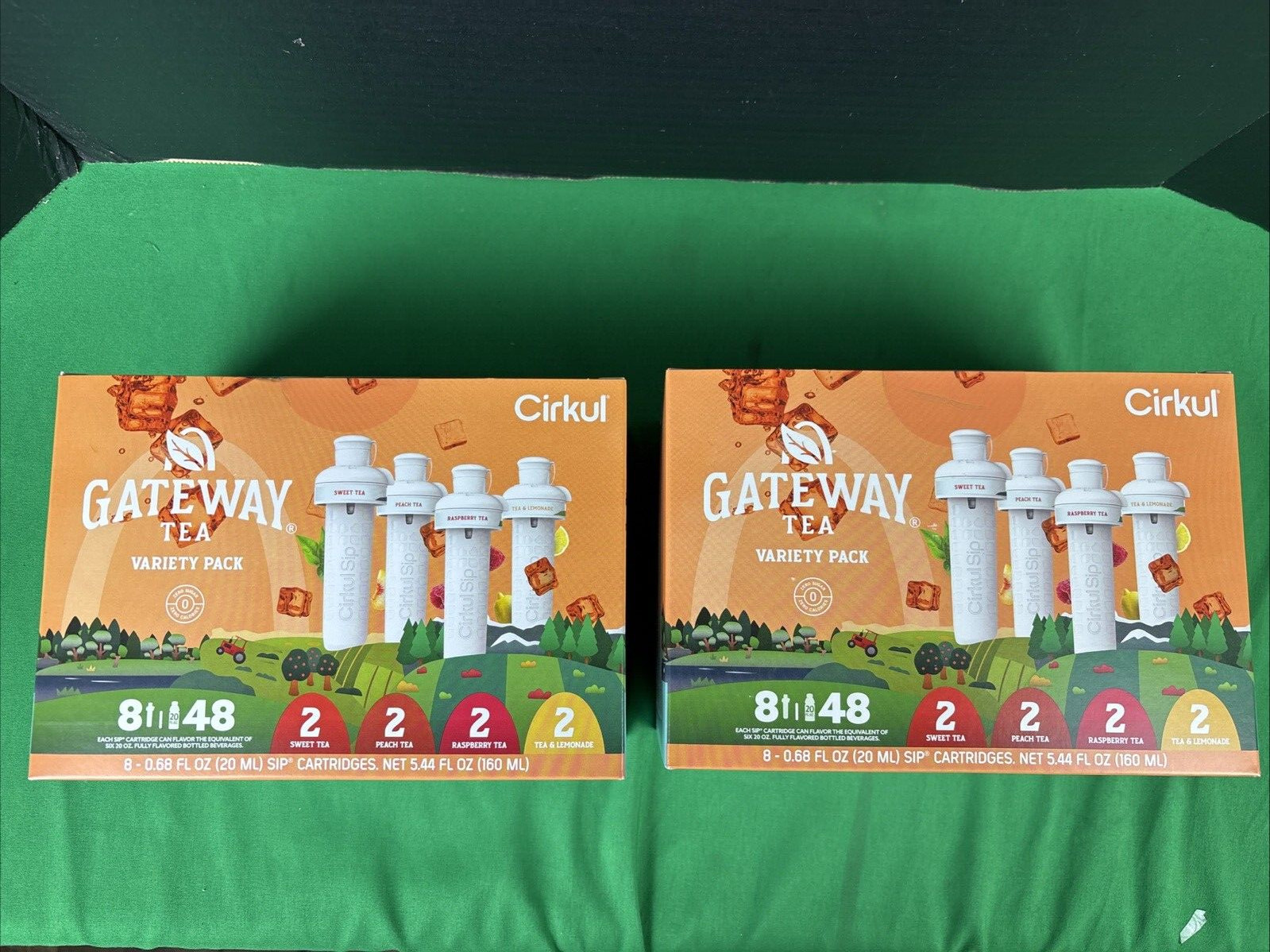 Flavored Water Cartridge Variety Pack 8 Pk Exp 05/2 (2 Cases