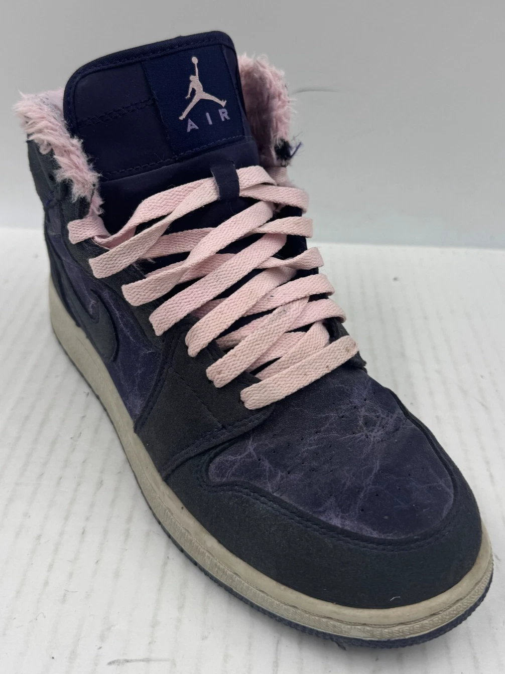 Nike Air Jordan 1 Retro Hi Premier Girls Sneaker 7 Imperial Viola Scarpe stringate