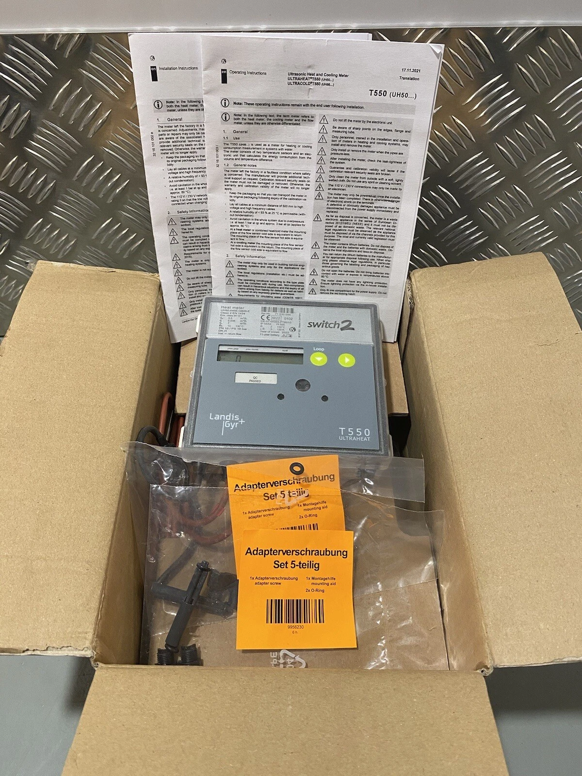 Landis & Gyr T550 UH50 Ultraheat Ultrasonic Heat Meter qp 3.5 - Brand New Boxed