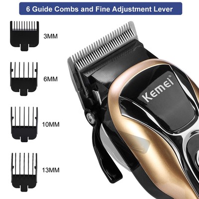 Kemei Cordless Electric Hair Clipper Trimmer Cutting Machine Beard Haircut Kit