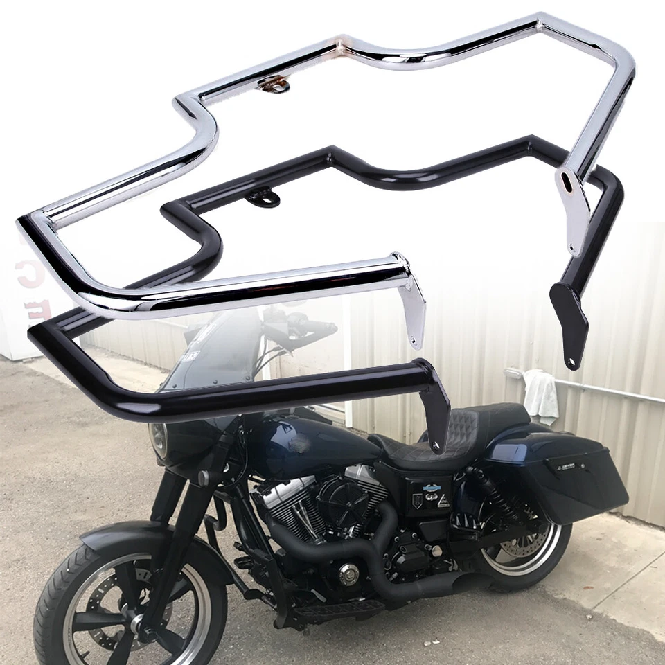 Barra de choque de protección de motor Highway Bars para Harley Heritage Softail Fatboy 2000-2017 Foto 2 de 4