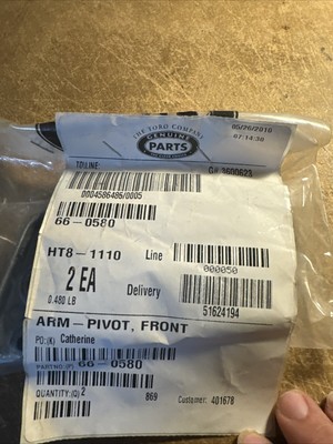 2 Pks Genuine Toro 66-0580 Pivot Arm Front Wheel Height Gage Super Adjuster