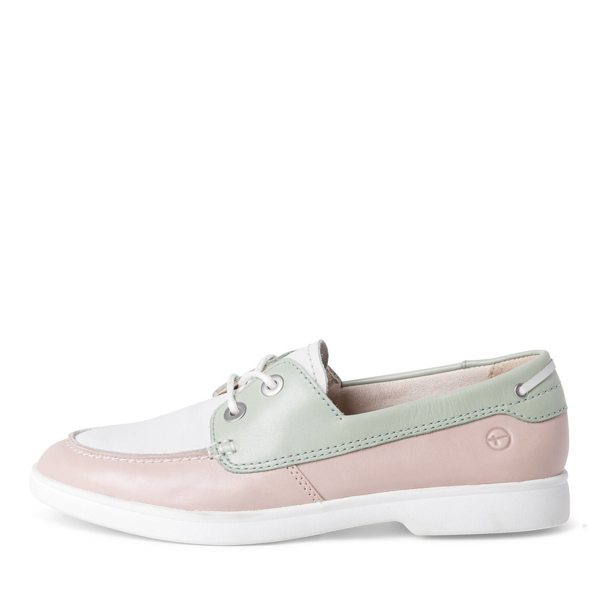 Pink Barbour Deck Shoes Womens Womens Tamaris Powder Pink/White
