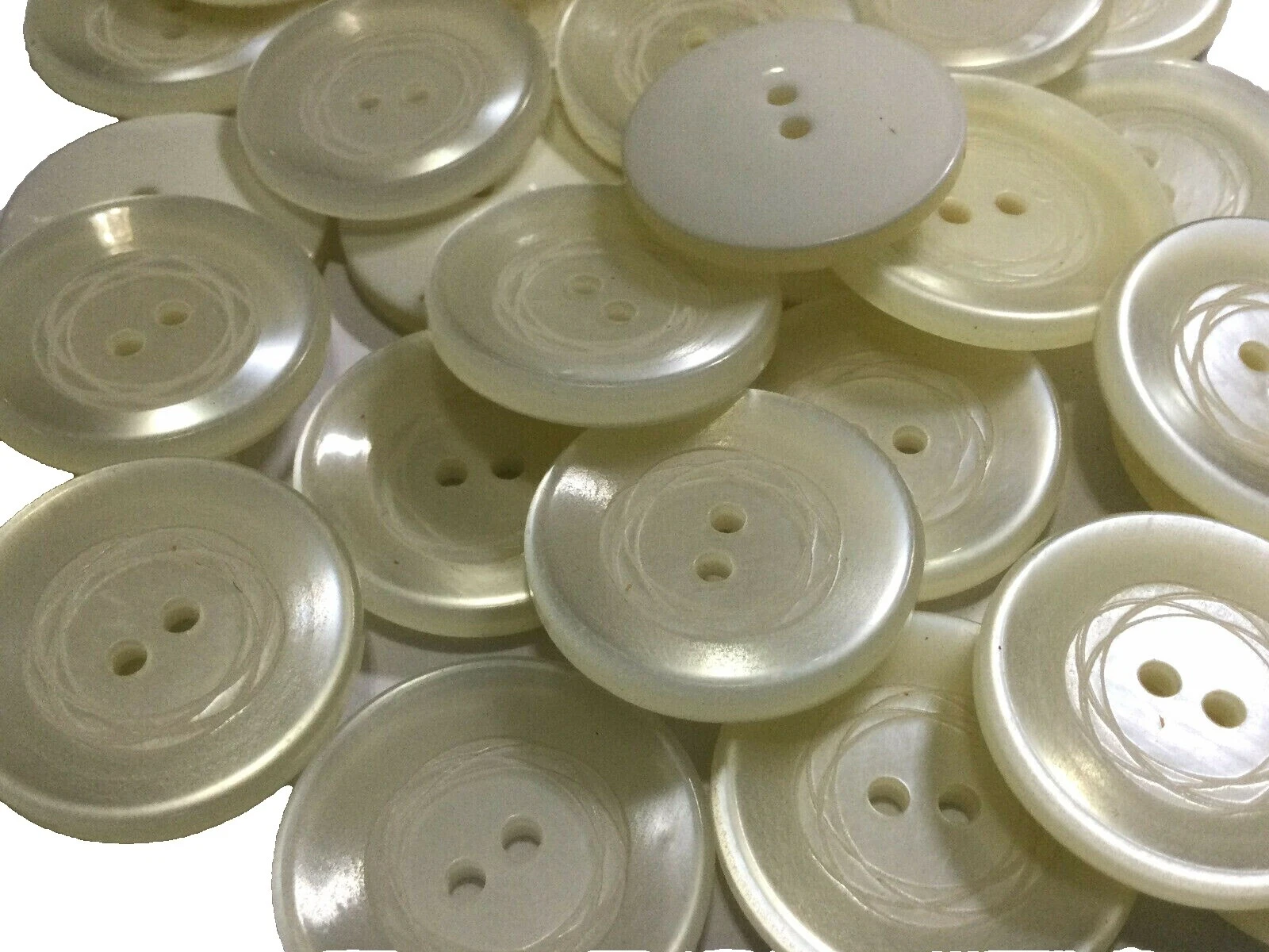 Chaquetas y Abrigos de poliéster Botones de Costura Blanca