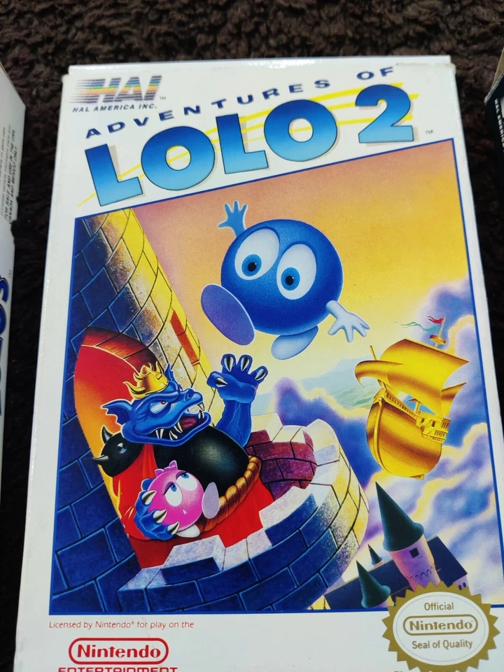 Adventures Of LOLO 1 2 3 Nintendo Nes In Box - Image 3 of 4