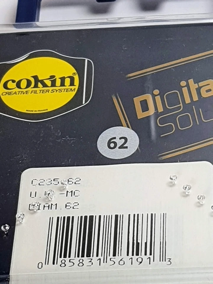 Cokin 62mm UV M.C Lens Filter Digital 62 mm Safety Protector Multi-Coated E62 MC - Image 2 of 4