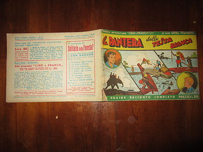 CINO AND FRANCO ADVENTURE SERIES N°27 THE WHITE-HEADED PANTHER ED. NERBINI