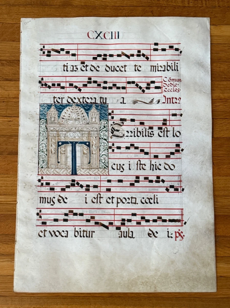 Original Illuminated Manuscript Antique Manuscripts for sale | eBay