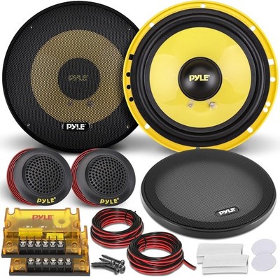 2 Way Custom Component Speaker System 6.5  400 Watt 40Oz Magnet Structure