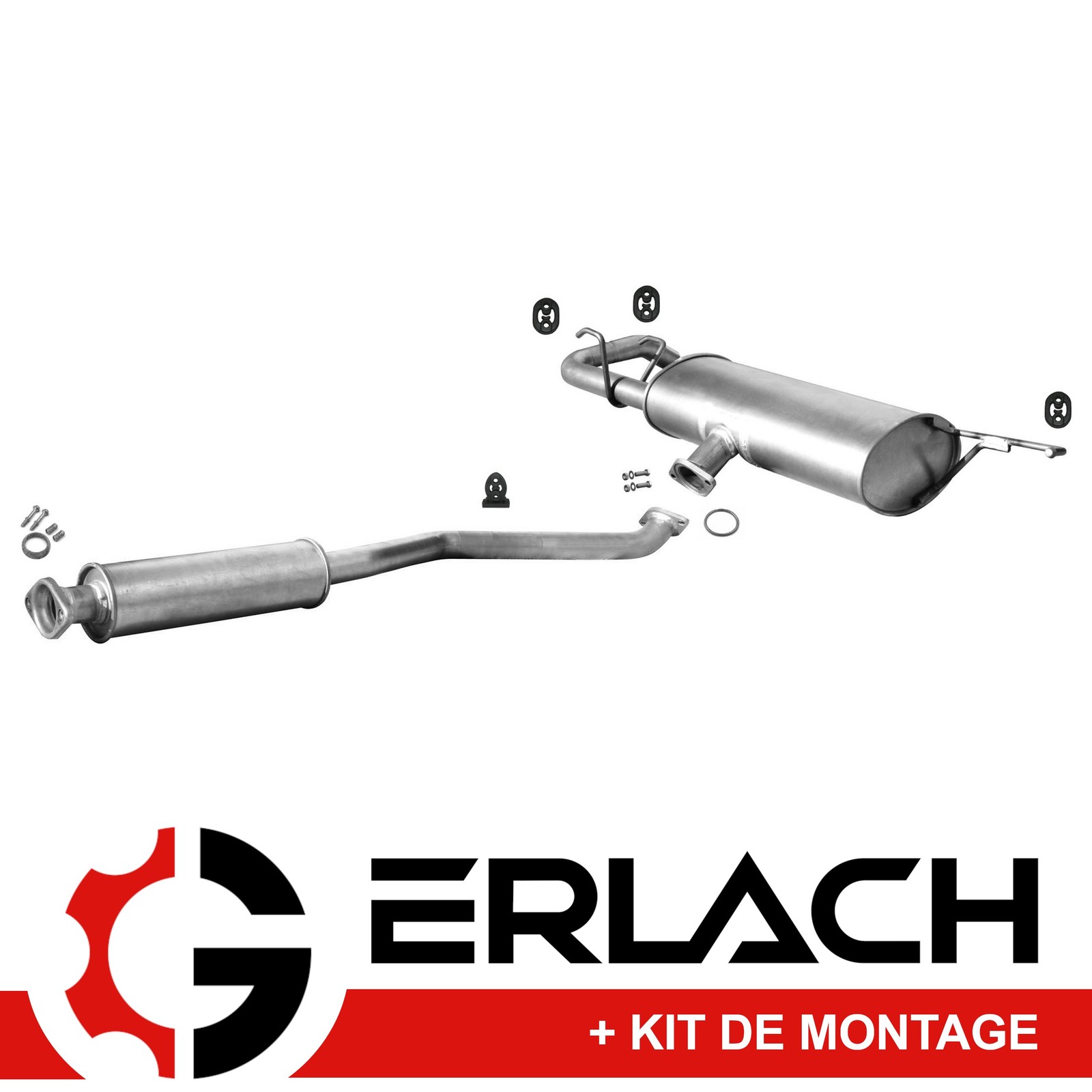 Silencieux d'échappement Suzuki Grand Vitara II 2005-2008 idéal pour réparer votre ligne 4x4