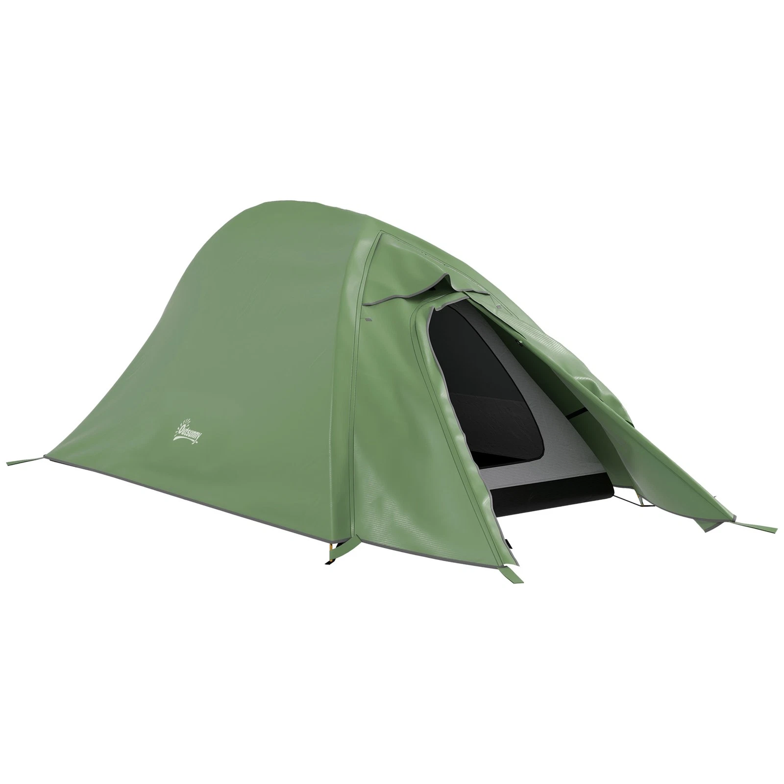 Outsunny Double Layer Camping Tent for 1-2 Man, 2000mm Waterproof, Green
Opens in a new window or ta