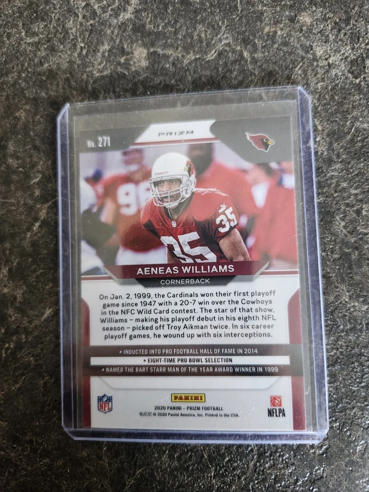 2020 Panini Prizm Green Aeneas Williams Card# 271 - Image 2 of 2