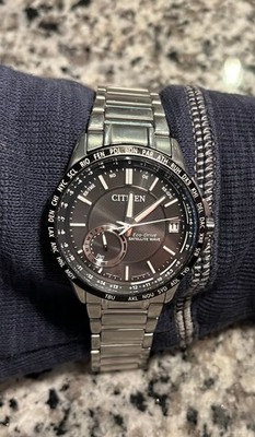 Citizen Eco-Drive Men's Satellite Wave World Time F150-s100178 Men's  Watch