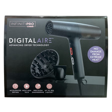 InfinitiPRO by Conair DigitalAIRE Hair Dryer with Brush, Volumizer  Carry Bag