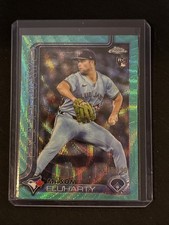 🔥Mason Fluharty 2025 Topps Chrome #USC161 Aqua Wave 085/199 Blue Jays RC