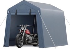 6x8 ft Portable Outdoor Storage Shed Waterproof Canopy Heavy Duty Tent Garage
