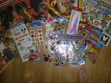 LARGE LOT  DISNEY SCRAPBOOKING ITEMS  KITS  STICKERS PAPERS ETC