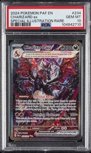 2024 POKEMON PAF EN-PALDEAN FATES SPECIAL ILLUSTRATION RARE CHARIZARD EX PSA 10