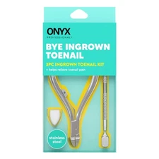 Onyx Professional Ingrown Toenail Kit with Toenail Clippers & Double-Ended...