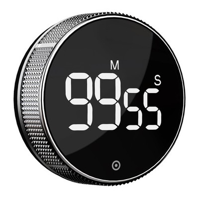 Digital Kitchen Timer LED Display Adjustable Volume Brightness For Home Offic...