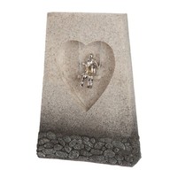 "Gilde Dekoobjekt Skulptur Paar \"Lovely Swing\" 61522 Kunstharz 20,5 Cm"