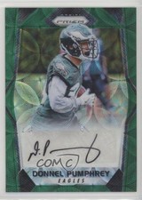 2017 Panini Prizm Rookie Green Scope 8/99 Donnel Pumphrey #RA-DP Auto l1f