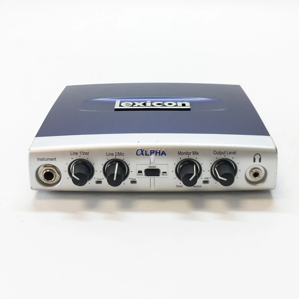 Lexicon Alpha Studio USB Audio Interface Recording Interface + USB - Image 4 of 4