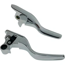 DRAG SPECIALTIES 0610-2323 Short Lever Set Lever Set - Short - Chrome