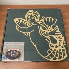 Solitaire di Venezia Board Game Handmade Glass Marbles Authentic Models Set Gift