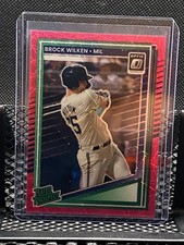 Brock Wilken 2025 Donruss Optic Rated Prospect Pink Velocity  #69/79 - Brewers